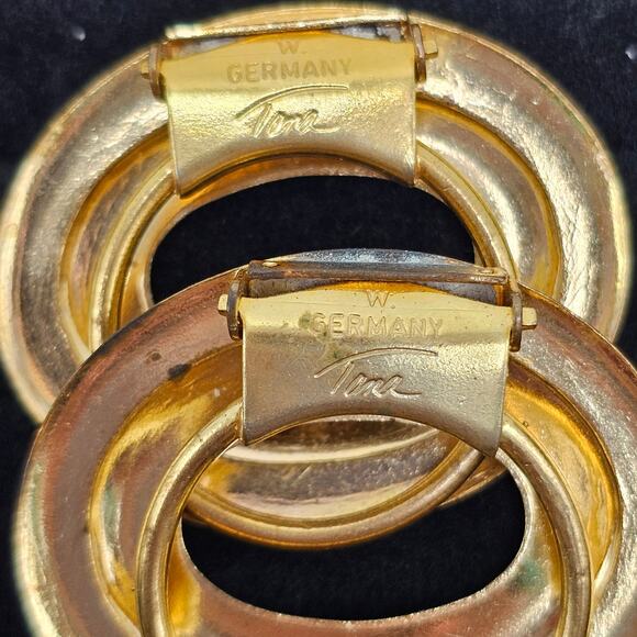 Vintage Costume Jewelry Accessory Scarf Clip Slide Bundle 9 Goldtone Silvertone - Picture 5 of 10